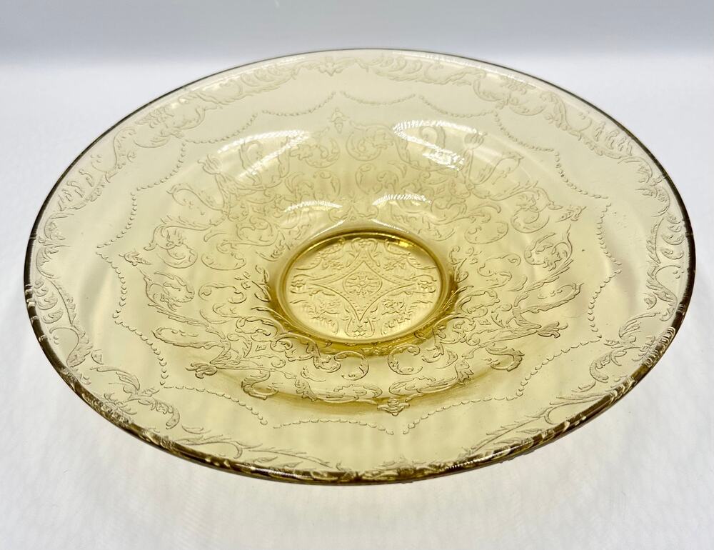 Amber Madrid 11" Console Bowl Federal Glass Company Depression Glass